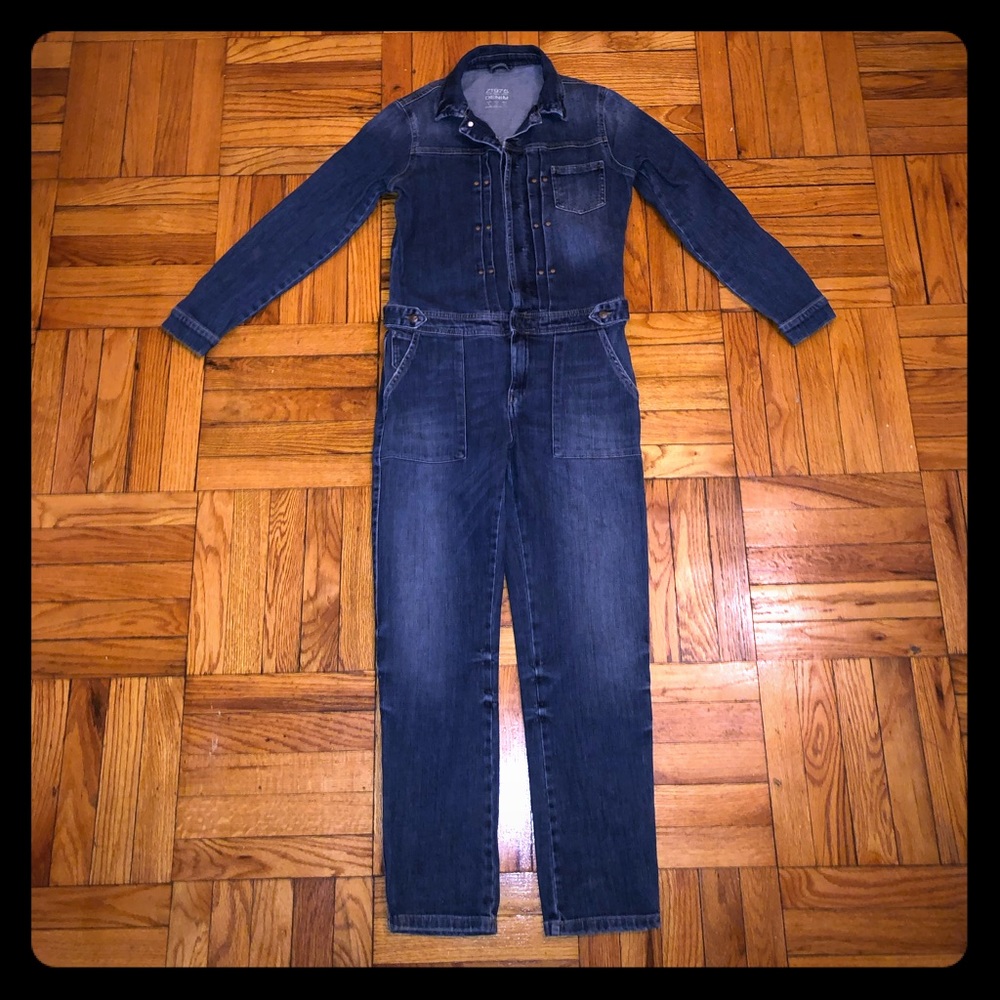 ZARA Denim Jean Jumpsuit